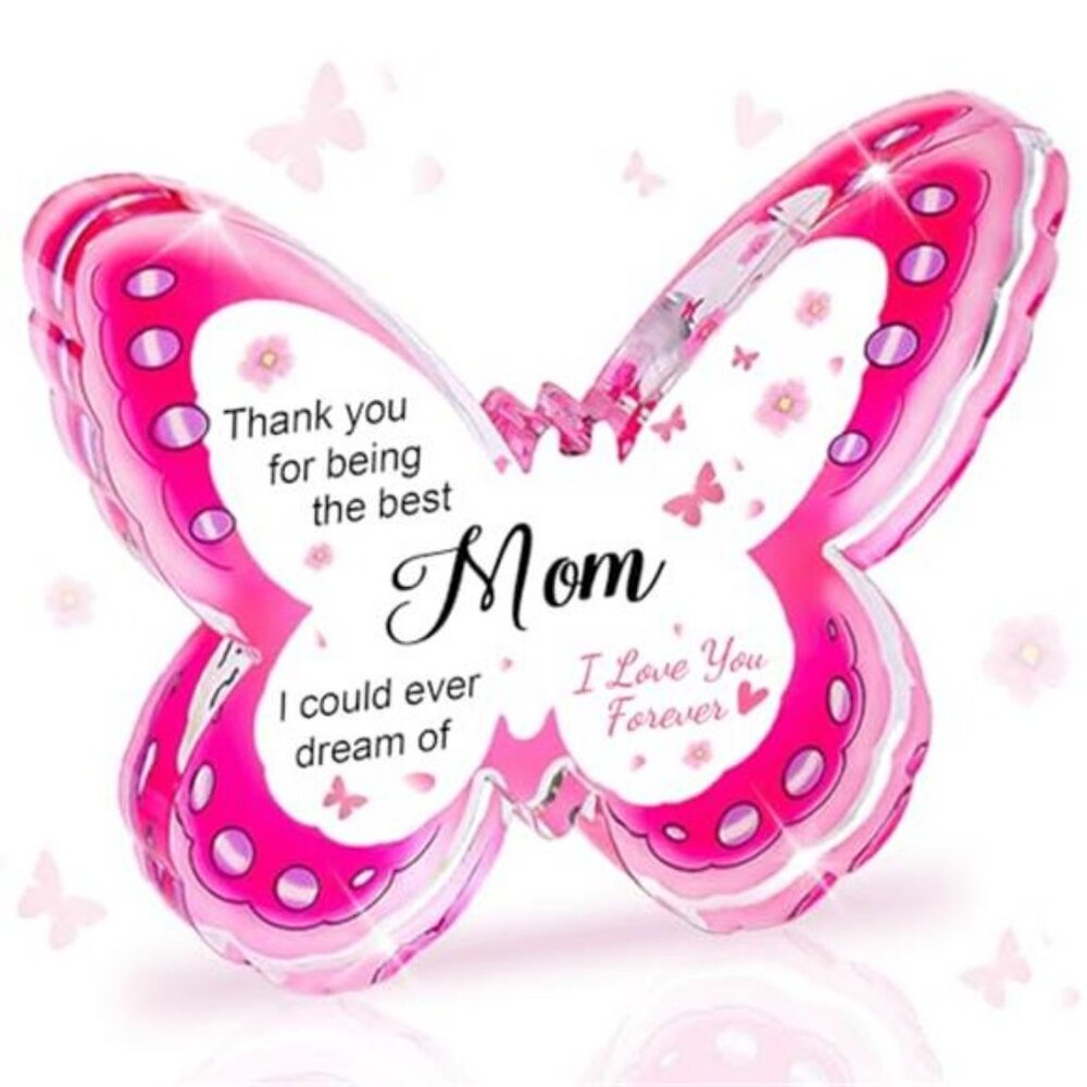 Birthday Gifts for Mom Gift, Mothers Day Gifts Acrylic Butterfly Plaque